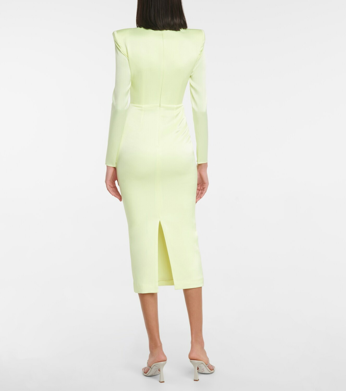 zara maxi green dress Zara