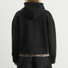 GANNI Women's Heavy Terry Jersey Zip Hoodie in Black