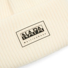 Napapijri Men's x Martine Rose Beanie in White Whisper 