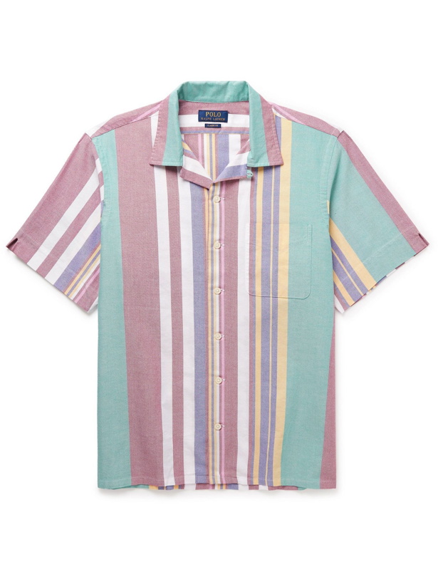 Photo: POLO RALPH LAUREN - Striped Cotton Oxford Shirt - Multi