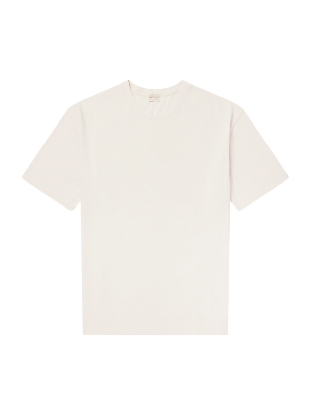 Photo: Massimo Alba - Nevis Cotton-Jersey T-Shirt - Neutrals
