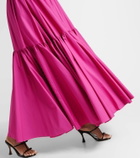 Giambattista Valli Tiered cotton poplin gown