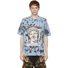 Versace Jeans Couture Blue Hey Reilly Edition Tie-Dye Print T-Shirt