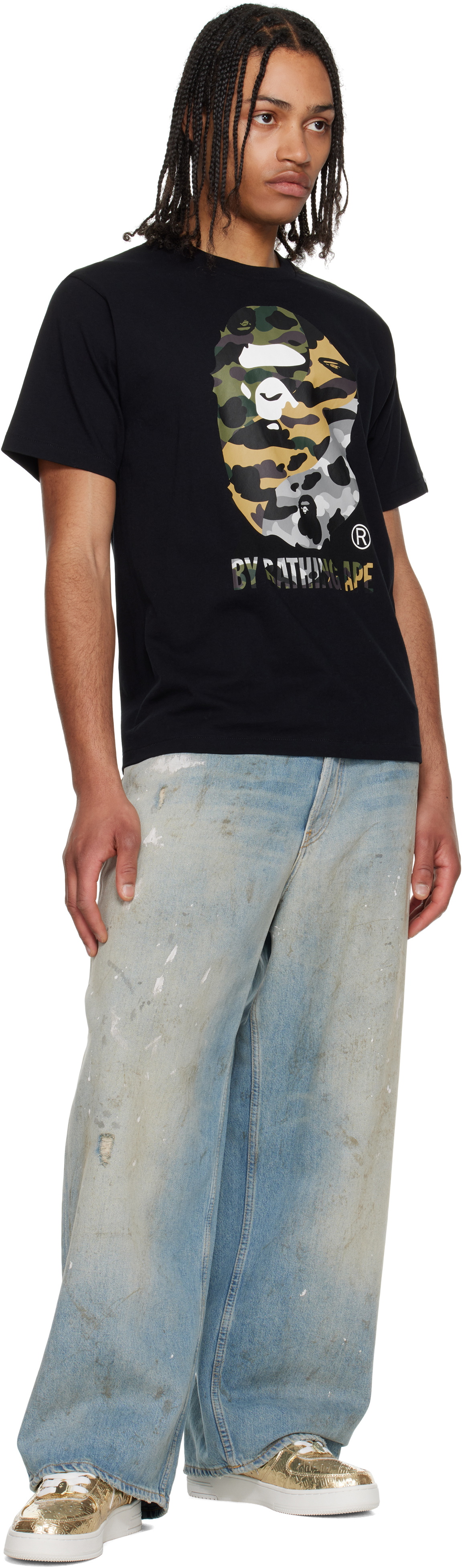 トップス 1ST CAMO CRAZY BY BATHING APE TEE 1ST CAMO CRAZY BY BATHING APE TEE | bape.com
