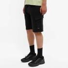 C.P. Company Men's Pocket Lens Sweat Short in Black