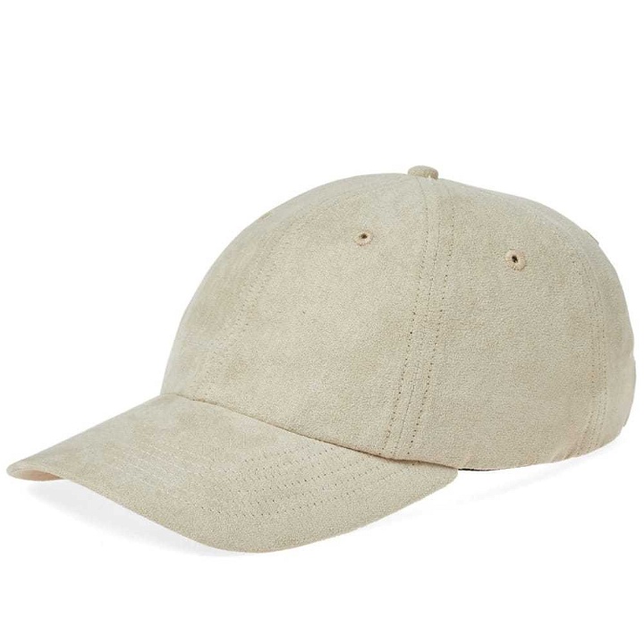 Photo: Norse Projects Fake Suede Sports Cap Neutrals