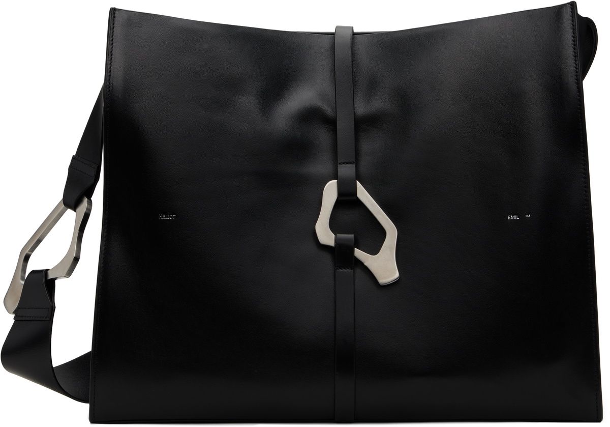 HELIOT EMIL Gray Attache Bag Heliot Emil