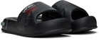 Kenzo Black Kenzo Paris 'KENZO-Splash' Pool Slides