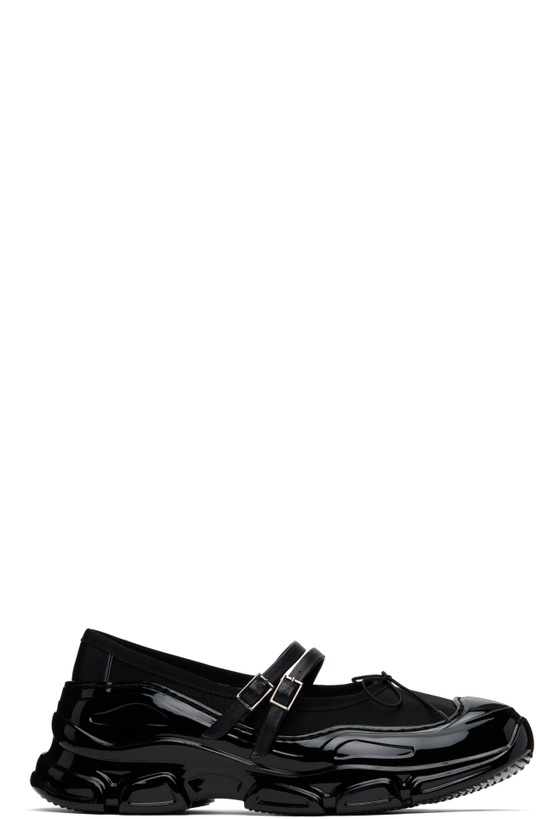 Photo: Simone Rocha Black Mesh Tracker Ballerina Sneakers