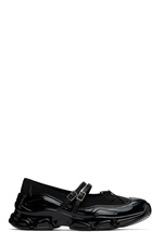Simone Rocha Black Mesh Tracker Ballerina Sneakers