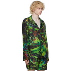 Palomo Spain Multicolor Silk Camp Shirt