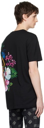 Dolce & Gabbana Black Floral T-Shirt