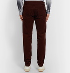 Bellerose - Slim-Fit Cotton-Corduroy Trousers - Burgundy