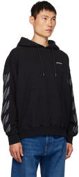 Off-White Black Stitched Hoodie