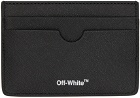 Off-White Black Binder Diag Saff Card Holder