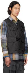 Engineered Garments Black C-1 Denim Vest