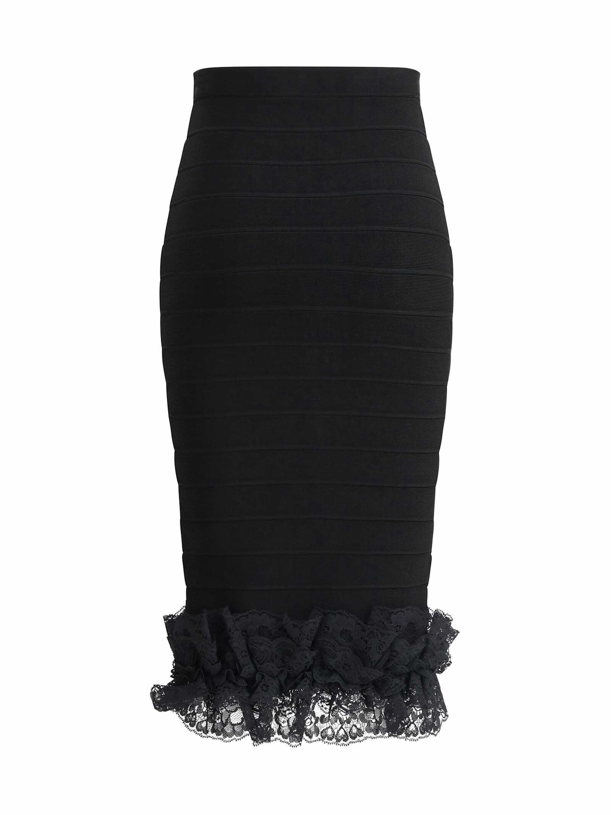 self-portrait Women's Lace Midi Skirt Black