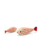 Vitra Alexander Girard 1952 Wooden Doll Fish in Red