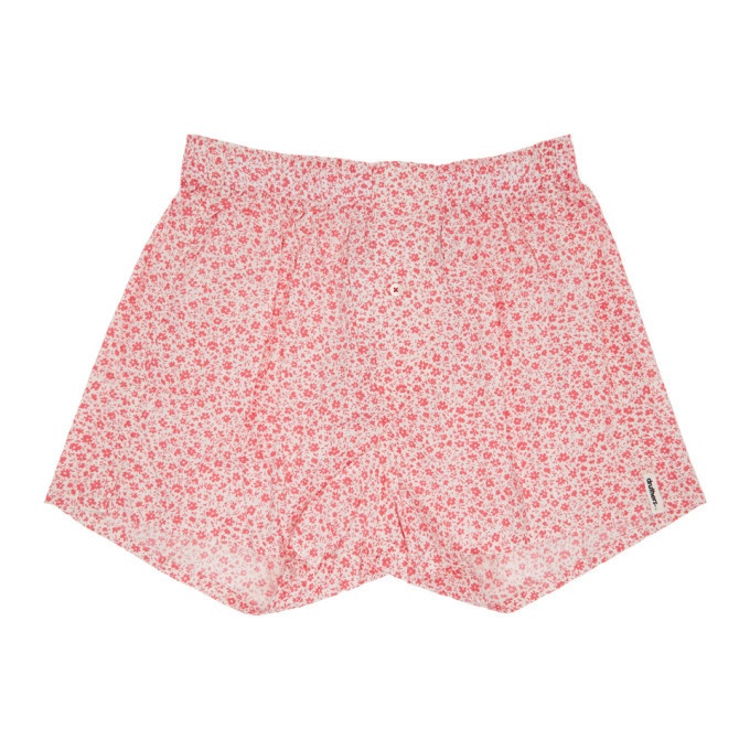 Photo: Druthers Pink and White Micro Floral Boxers