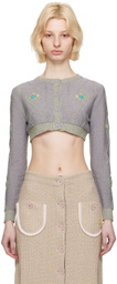 Cormio Gray Katja Cardigan