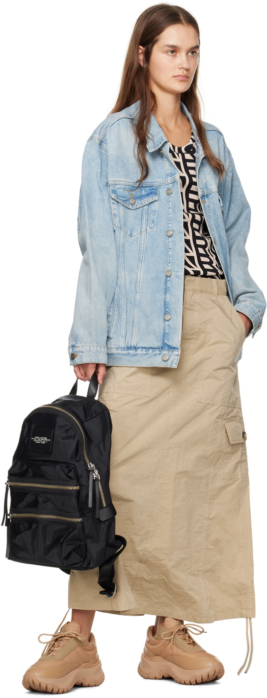 Marc Jacobs Black 'The Biker Nylon Large' Backpack Marc Jacobs Marc Jacobs Black 'The Biker Nylon Large' Backpack Marc Jacobs