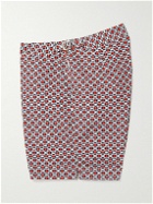 Orlebar Brown - Bulldog Mid-Length Printed Recycled Swim Shorts - Red