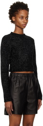 AMI Alexandre Mattiussi Black Shinny Sweater