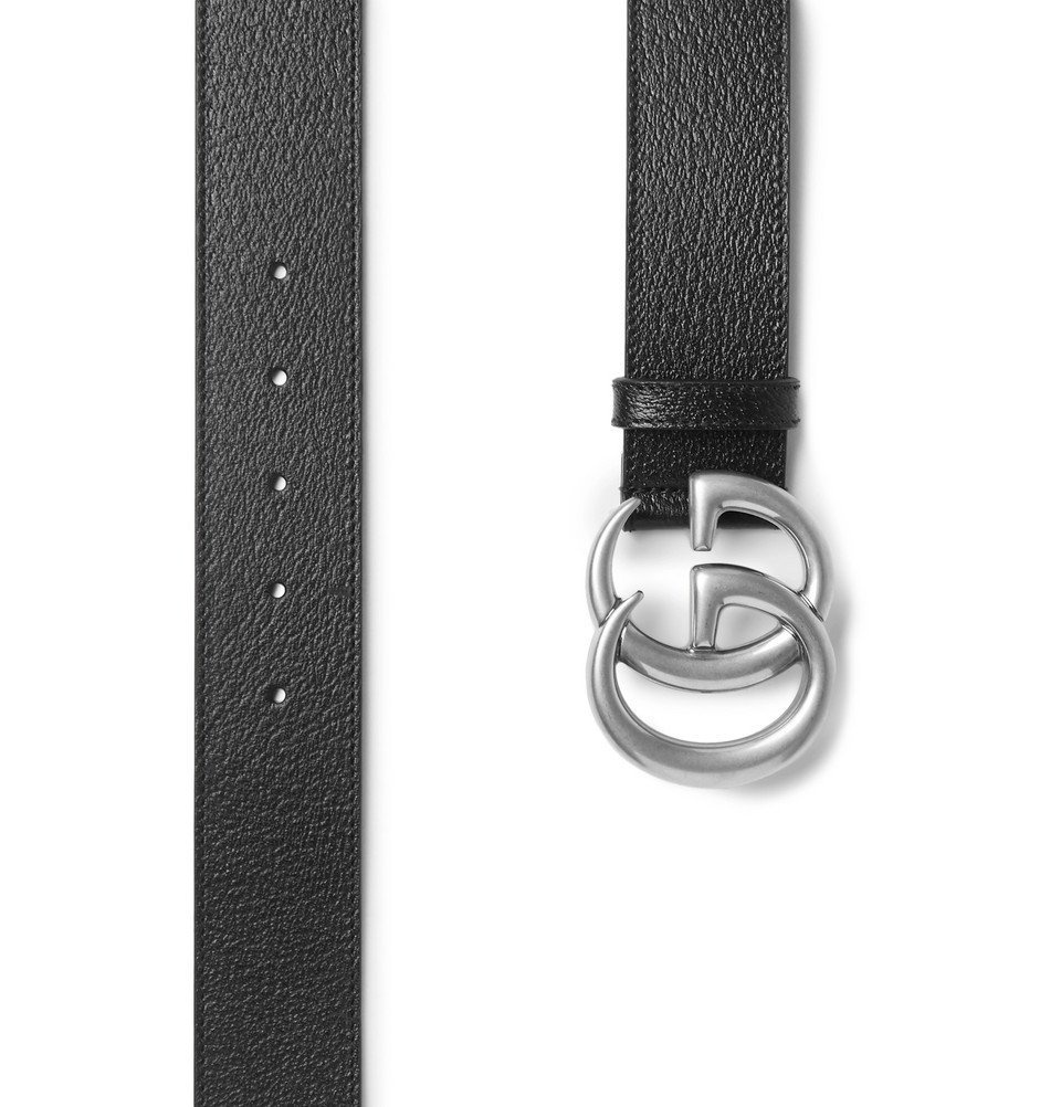 GUCCI 4cm Full-Grain Leather Belt for Men