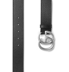 Gucci - 4cm Full-Grain Leather Belt - Men - Black