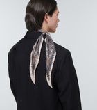 Acne Studios - Paisley silk twill scarf