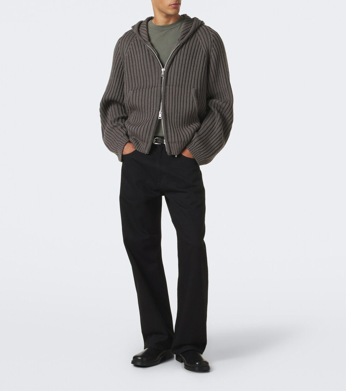 Our Legacy Level wool zip-up hoodie