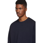 Wooyoungmi Navy Cut-Out Sweater