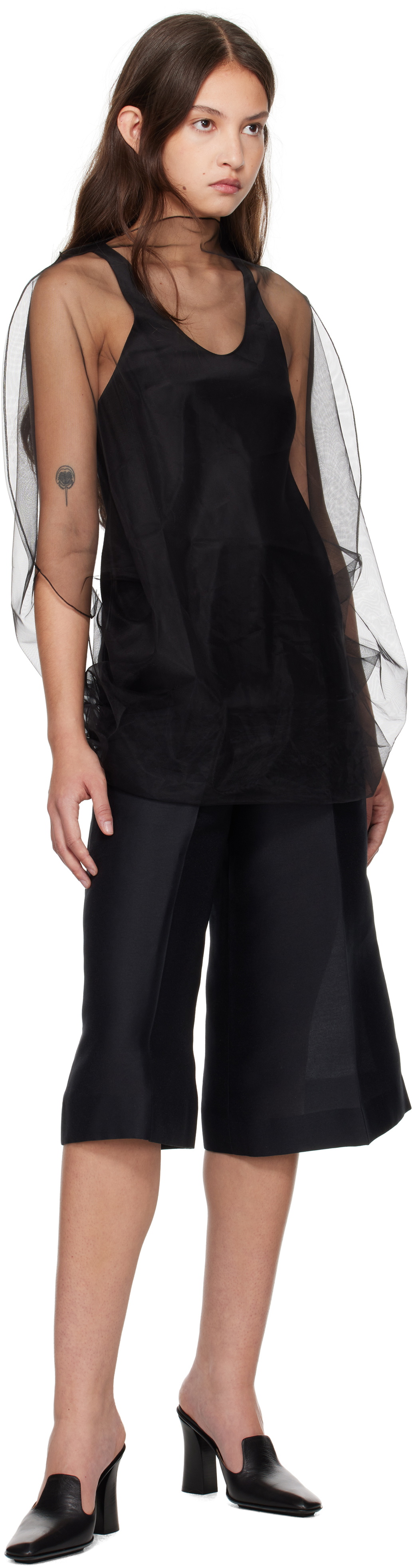 GIA STUDIOS Black Corine Shorts
