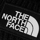 The North Face Women's Logo Box Pom Beanie in Black