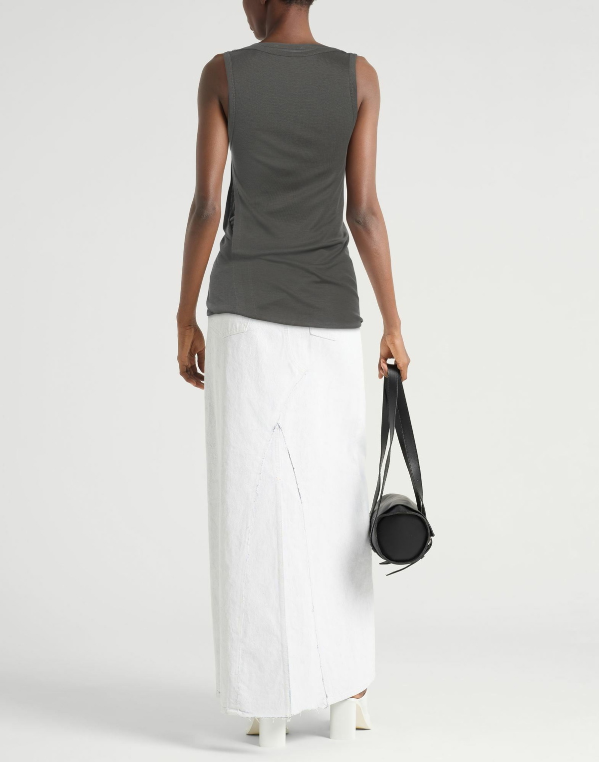 Helmut Lang Womens Tank top Dark in Green