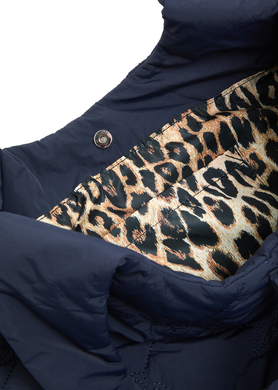 Damson Madder Roisin Quilted Hobo bag - Navy - One Size