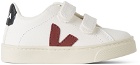 Veja Baby White & Red Esplar Sneakers