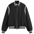 Alexander McQueen Men's Bomber Jacket in Black