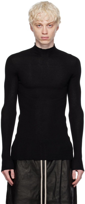 Photo: Rick Owens Black Rib Sweater