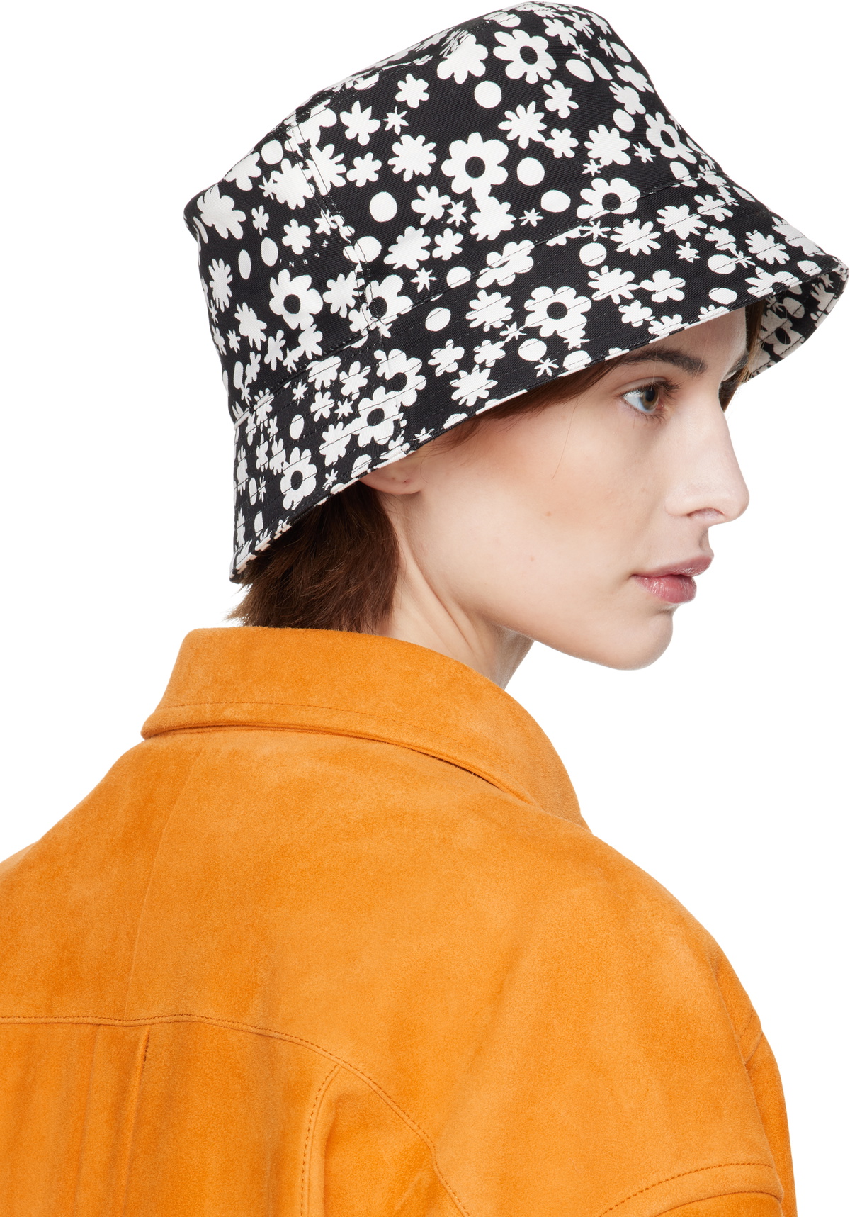 Marni Black & White Pop Fields Bucket Hat