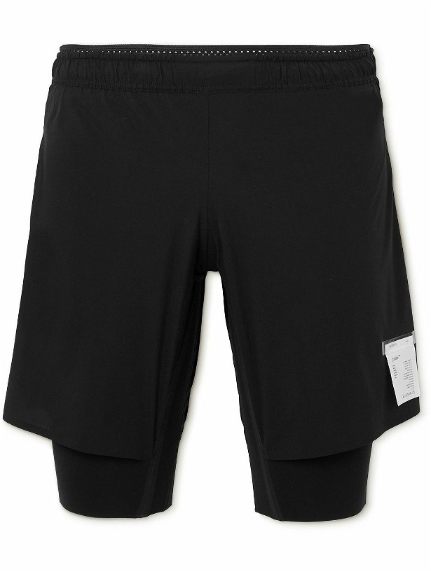 Photo: Satisfy - Straight-Leg Layered Justice™ Shorts - Black