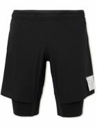 Satisfy - Straight-Leg Layered Justice™ Shorts - Black