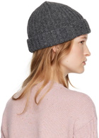 Marni Gray Shetland Wool Beanie