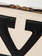 Valentino Garavani - Viva Superstar Two-Tone Leather Messenger Bag