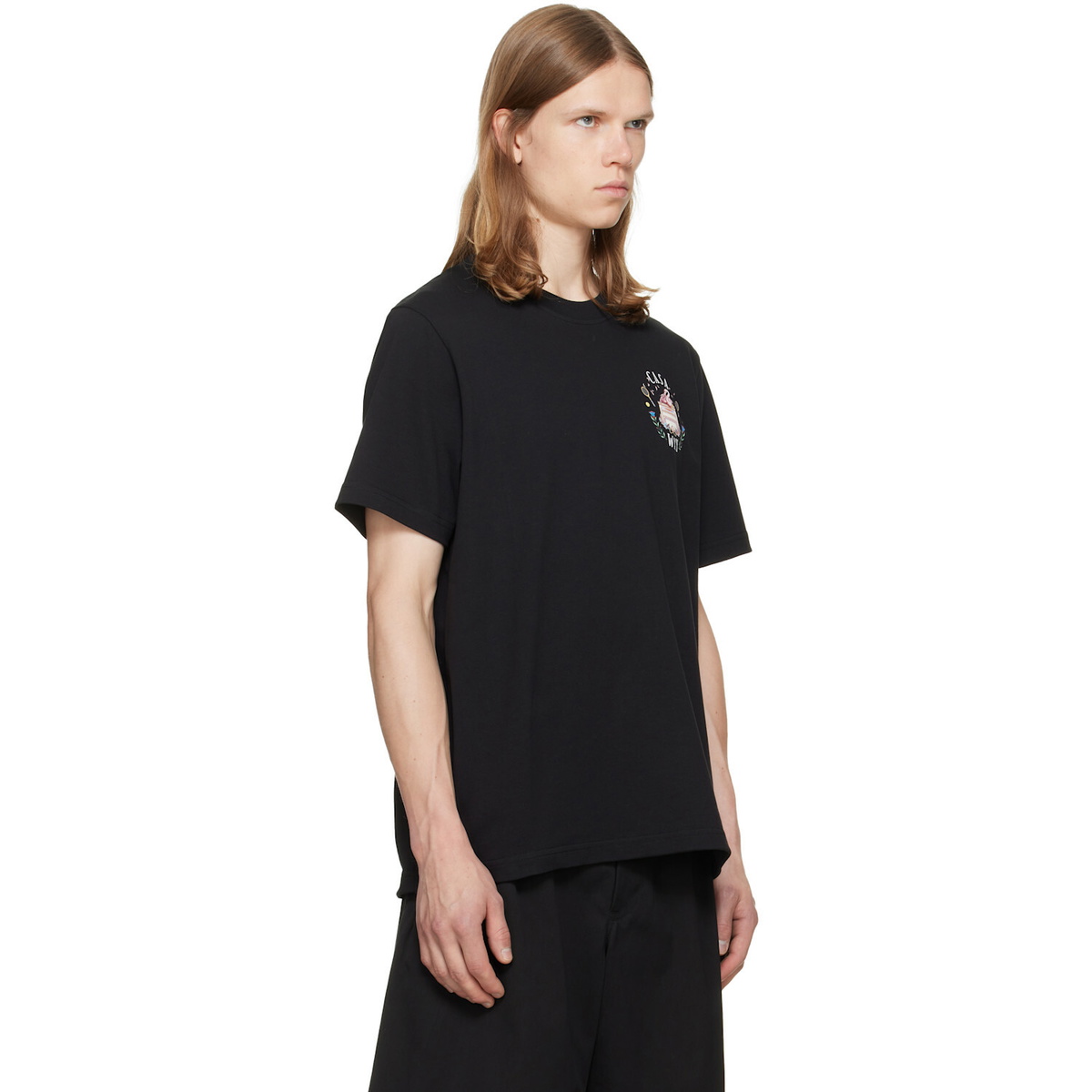 Casablanca Black Classic T-shirt