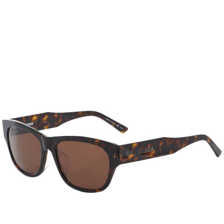 Photo: Balenciaga Men's BB0164S Sunglasses in Havana/Brown