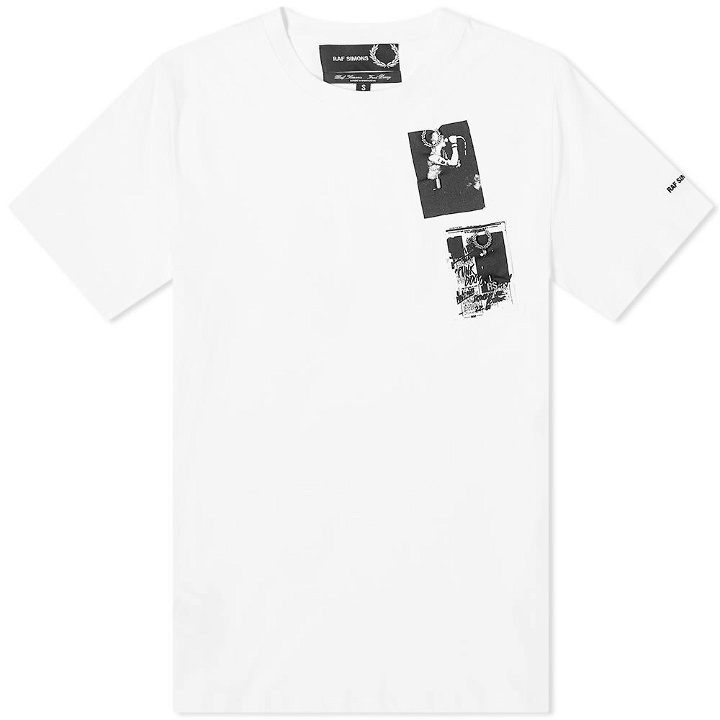 Photo: Fred Perry Reissues x Raf Simons Print Patch Tee