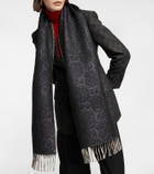 Gucci - Interlocking G wool-blend scarf