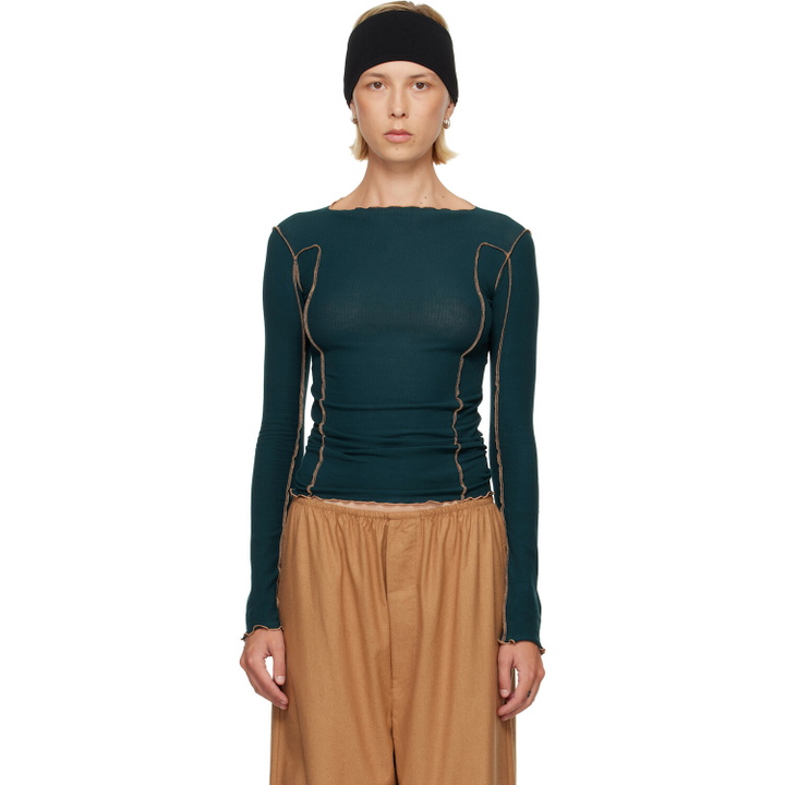Photo: Baserange Green Omato Long Sleeved T-shirt