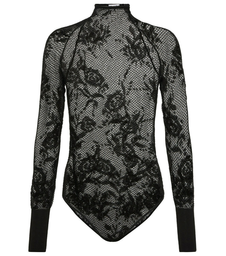 Photo: Alaïa Floral mesh bodysuit